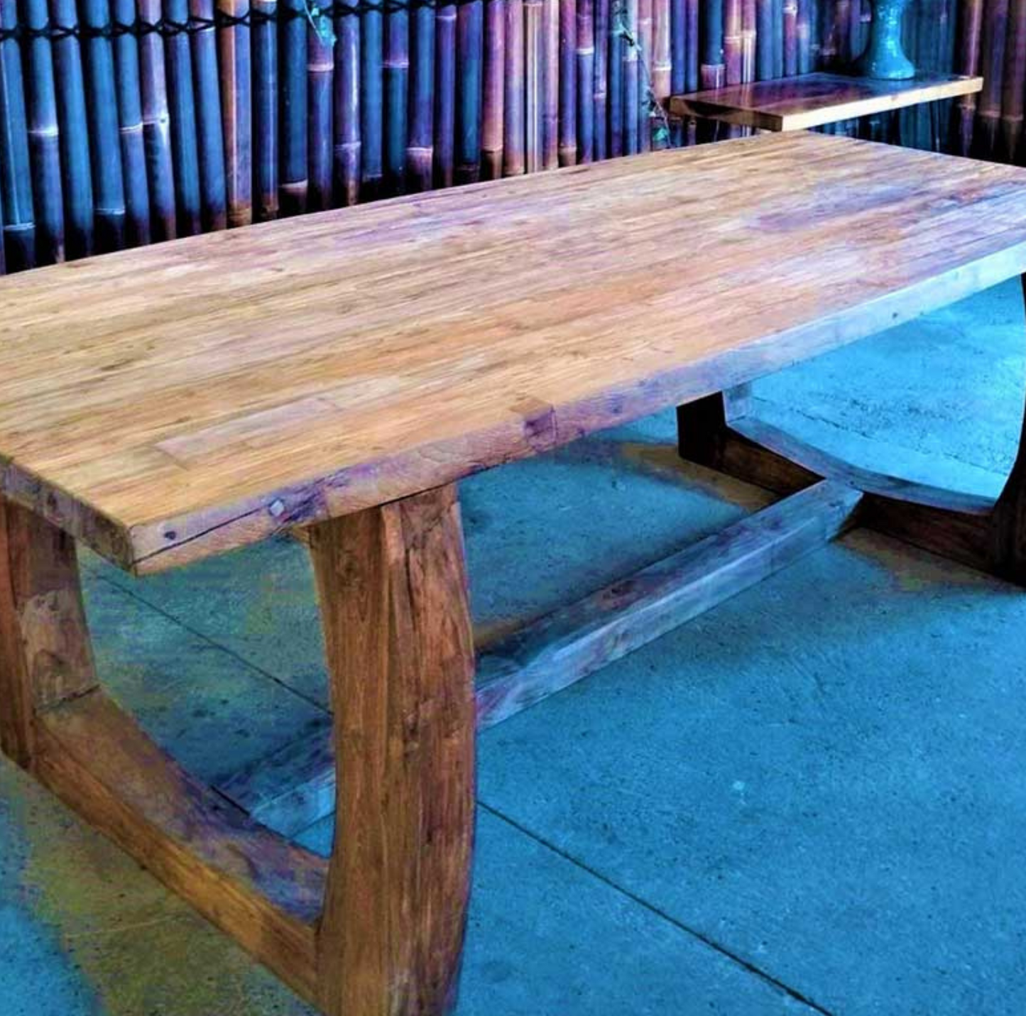 Table en Teck Design ARCH 290x110 cm